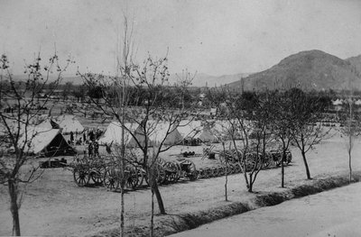 Military Camp during the Second Anglo-Afghan War, 1878-80 by English Photographer